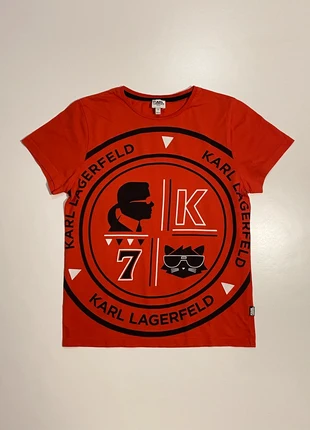 T-shirt Karl Lagerfeld, marca: Karl Lagerfeld, estado: Muy bueno, tamaño: 14 años / 164 cm, 9,00 €, 10,15 € Protección al comprador incluida