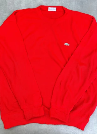 Pull Lacoste rouge homme XXL – 100% acrylique – hiver – col rond, marke: Lacoste, zustand: Sehr gut, größe: XXL, 25,00 €, 26,95 € inklusive Vinted-Käuferschutz