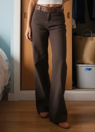 Pantalon droit brun foncé – Taille S, marque: marelia, état: Très bon état, taille: S / 36 / 8, 59,90 €, 63,60 € Protection acheteurs incluse