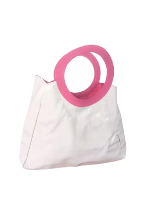 Sac cabas imperméable blanc et rose – Pierre Fabre – solide et pratique, brand: Pierre Fabre, condition: New without tags, €8.00, €9.10 includes Buyer Protection