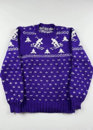 Vintage Christmas Sweater Round Neck – Ugly Xmas / Funny / Classic / USA Style – Unisex – Size L, brand: Vintage Dressing, condition: Very good, size: L / 40 / 12, €20.00, €21.70 includes Buyer Protection Pro