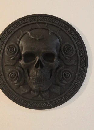 Custom Gothic Skull Wall Art Plaque, brand: custom made, condition: Very good, £8.00, £9.10 includes Buyer Protection