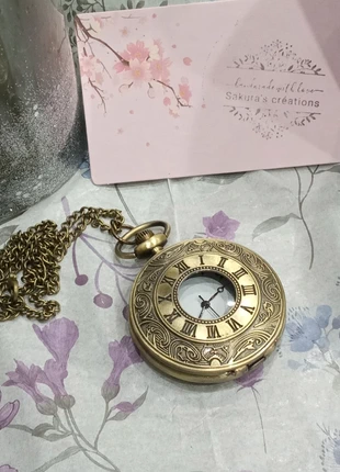 Montre de Poche Vintage à Chiffres Romains, marke: Quartz, zustand: Neu, mit Etikett, größe: Einheitsgröße, 12,00 €, 13,30 € inklusive Vinted-Käuferschutz