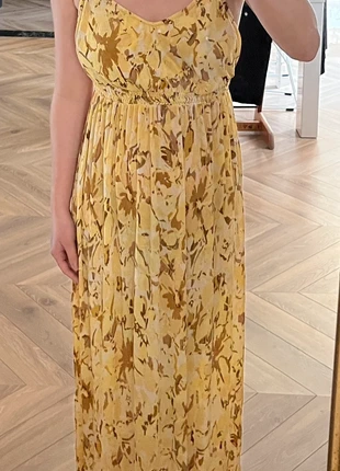 Robe longue jaune - Mango, marke: Mango, zustand: Sehr gut, größe: M / 38 / 10, 15,00 €, 16,45 € inklusive Vinted-Käuferschutz