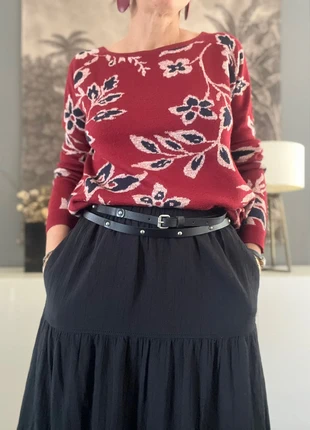 Pull à fleurs bohème, marke: Promod, zustand: Sehr gut, größe: XS / 34 / 6, 12,00 €, 13,30 € inklusive Vinted-Käuferschutz