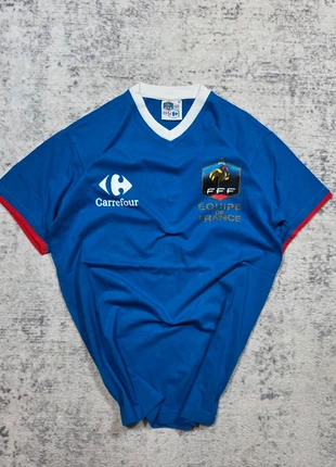🇫🇷 Maillot Équipe de France FFF vintage Carrefour XS, brand: EQUIPE DE FRANCE, condition: Very good, size: XS, €24.99, €26.94 includes Buyer Protection Pro