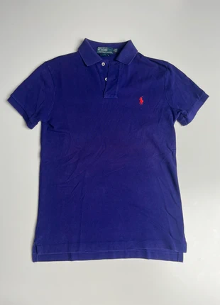 Polo Ralph Lauren violet logo rouge vintage taille S | Purple Ralph Lauren polo vintage size S, brand: Ralph Lauren, condizioni: Ottime, taglia: S, €34.00, €36.40 include la Protezione acquisti