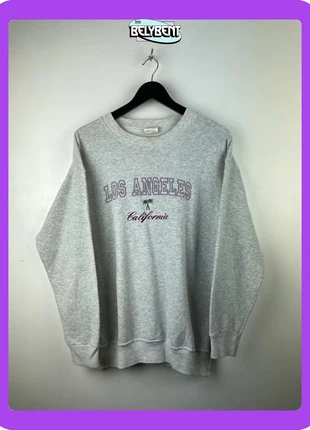 Sweat US Gris Chiné LosAngeles Taille M made in US, condition: Good, size: M, €17.00, €18.55 includes Buyer Protection Pro