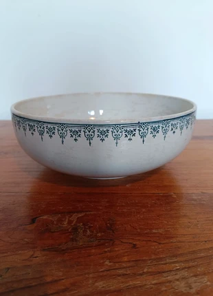 Ancien saladier en faïence de Saint-Amand – décor bleuté, marca: Saint Amand, estado: Muito bom, €25.00, €26.95 inclui Proteção do Comprador Pro