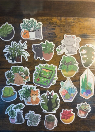 🌙 Lot stickers plante cat lover 🪴, zustand: Sehr gut, größe: Einheitsgröße, 3,50 €, 4,38 € inklusive Vinted-Käuferschutz