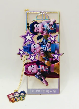 Marque-Marque Métal KPop Demon Hunters, état: Très bon état, 5,00 €, 5,95 € Protection acheteurs (Pro) incluse