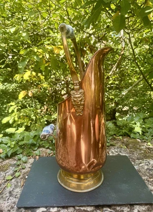 Porte parapluie en cuivre et porcelaine, marque: porte parapluie en cuivre lion 🦁, état: Bon état, 50,00 €, 53,20 € Protection acheteurs (Pro) incluse