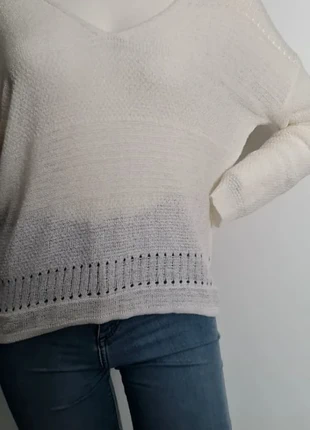 pull léger blanc oversize transparent camaïeu - taille unique, marque: Camaïeu, état: Très bon état, taille: Taille unique, 6,50 €, 7,53 € Protection acheteurs incluse