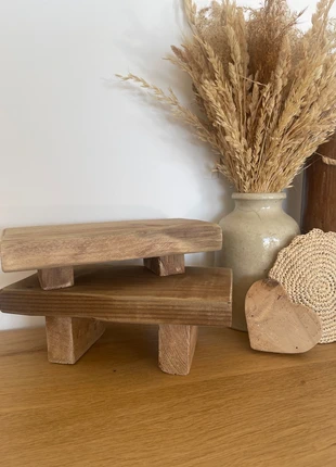 Présentoir en bois, marque: Poussieredebois, état: Neuf sans étiquette, 12,00 €, 13,30 € Protection acheteurs incluse