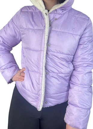 Purple Puffer Jacket, marque: IRIS, état: Très bon état, taille: S / 36 / 8, 14,00 €, 15,40 € Protection acheteurs incluse