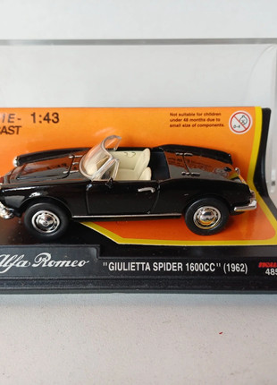 Alfa Romeo Giulietta spider 1:43 newray, merk: Alfa Romeo, staat: Goed, maat: Universeel, 7,50 €, 8,58 € inclusief Kopersbescherming Pro