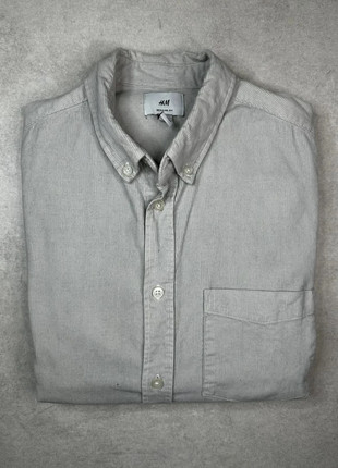 Chemise H&M blanc cassé côtelé taille S, brand: H&M, condizioni: Ottime, taglia: S, €15.00, €16.45 include la Protezione acquisti