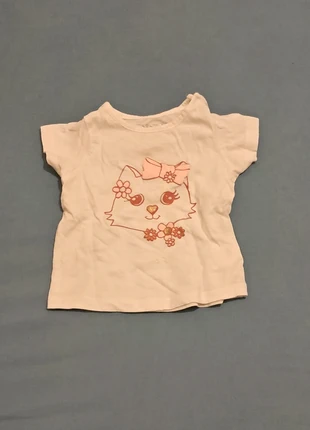 T-shirt fille 12 mois, marque: Basic Style, état: Très bon état, taille: 9-12 mois / 74 cm, 1,00 €, 1,75 € Protection acheteurs incluse