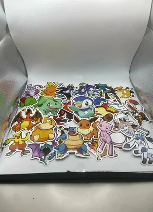 Lot de 50 Autocollants Pokémon – Pikachu, Dracaufeu & cie !, brand: Pokémon, condition: Very good, size: 3 years / 98 cm, €4.99, €5.94 includes Buyer Protection