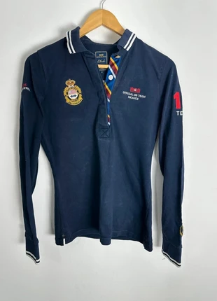 Polo manches longues Serge Blanco Air Racing – Taille 4 (M), brand: Serge Blanco, condizioni: Ottime, taglia: M / IT 42 / EU 38, €23.25, €25.11 include la Protezione acquisti