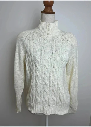 Pull sweat col montant en maille laura daniels petite blanc pour femme taille S, estado: Muy bueno, tamaño: S / 36 / 8, 12,00 €, 13,30 € Protección al comprador incluida