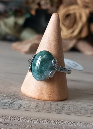 Bague en agate neuve taille 61 (ou 19), marque: bague, état: Neuf avec étiquette, taille: 19,4 mm, 6,00 €, 7,00 € Protection acheteurs incluse