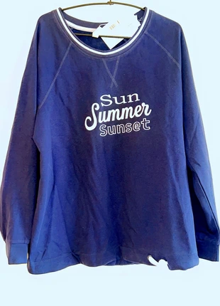 Pull manche longue, marke: sheego, zustand: Neu, mit Etikett, größe: XXL / 44 / 16, 13,00 €, 14,35 € inklusive Vinted-Käuferschutz