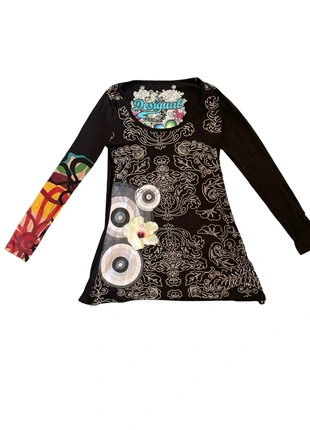Desigual Long Sleeve Dress, merk: Desigual, staat: Goed, maat: M / 38 / 10, € 16,00, € 17,50 inclusief Kopersbescherming