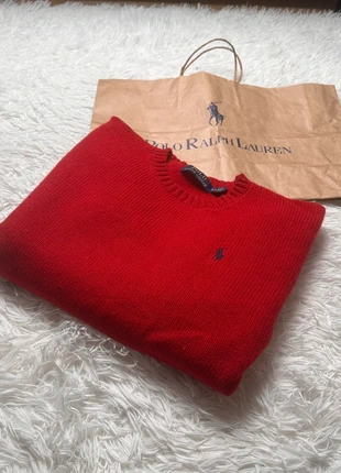 Pull Ralph Lauren en coton rouge rouille coton Unisexe, marke: Ralph Lauren, zustand: Sehr gut, größe: M, 44,90 €, 47,85 € inklusive Vinted-Käuferschutz