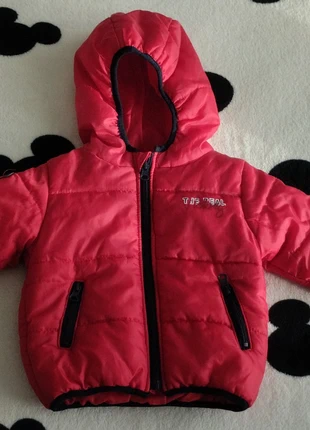 Doudoune rouge 9 mois, marque: Pommette, état: Bon état, taille: 9-12 mois / 74 cm, 2,00 €, 2,80 € Protection acheteurs incluse