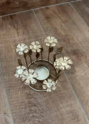 Bougeoir fleuris, marque: Maisons du Monde, état: Neuf sans étiquette, 2,00 €, 2,80 € Protection acheteurs incluse