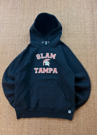 Russell Athletic hoodie noir à capuche SLAM Tampa logo brodé vintage USA 2000s S homme #0295, marke: Russell Athletic, zustand: Sehr gut, größe: S, 34,30 €, 36,72 € beinhaltet Vinted-Käuferschutz Pro