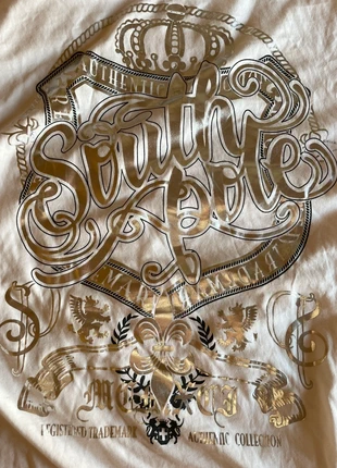 vintage white/silver T-shirt, marque: Southpole, état: Neuf sans étiquette, taille: M, 19,00 €, 20,65 € Protection acheteurs incluse