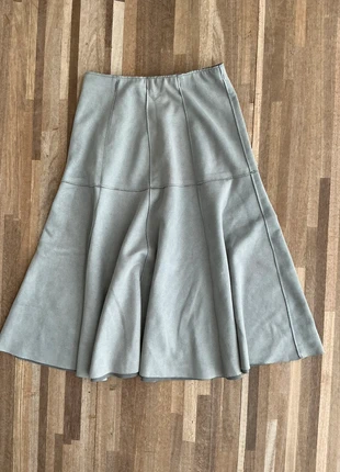 Suède-achtige midi rok, marca: Zara, estado: Muy bueno, tamaño: XS / 34 / 6, 5,00 €, 5,95 € Protección al comprador incluida