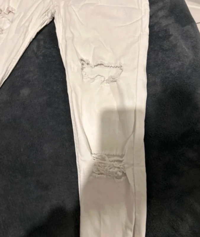 Jeans blanc - photo numéro 3
