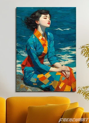 Poster métallique 30cm x 42cm Femme Asie + aimant mural fourni., marque: Inconnu, état: Très bon état, 29,00 €, 31,15 € Protection acheteurs (Pro) incluse