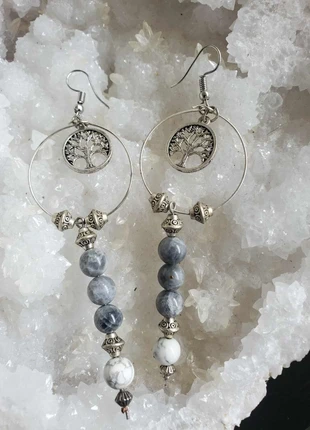 boucles d'oreilles pierres de gemmes, état: Neuf sans étiquette, 15,00 €, 16,45 € Protection acheteurs incluse