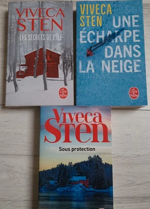 Lot de 3 livres de Viveca Sten, estado: Muito bom, €15.00, €16.45 inclui Proteção do Comprador