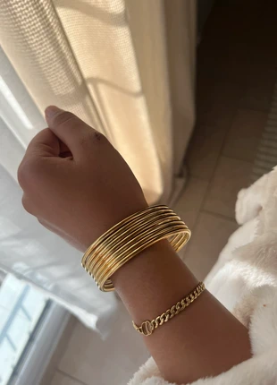 Bracelet gons en acier inoxydable, brand: acier inoxydable, condizioni: Nuovo senza cartellino, €15.00, €16.45 include la Protezione acquisti