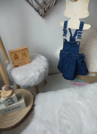 Jolie robe salopette jupe en jean U collection fille 3 ans, marque: U Collection, état: Très bon état, taille: 3 ans / 98 cm, 3,00 €, 3,85 € Protection acheteurs (Pro) incluse
