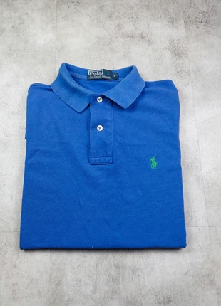 Polo Ralph Lauren bleu logo brodé vert 100% coton -Taille S, marque: Ralph Lauren, état: Très bon état, taille: S, 25,00 €, 26,95 € Protection acheteurs incluse