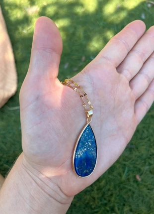 Magnifique pendentif en Lapis lazulis . Neuf., brand: pierre naturel, condition: New without tags, €14.00, €15.40 includes Buyer Protection