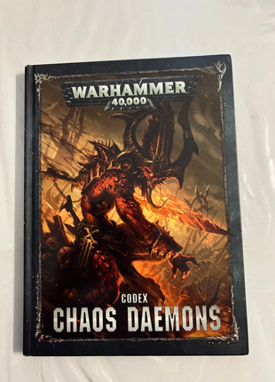 Warhammer 40,000 Codex Chaos Deamons, marque: Games Workshop, état: Très bon état, 12,00 €, 13,30 € Protection acheteurs incluse