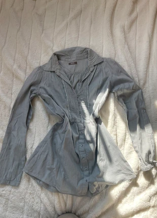 chemise vintage cintrée rayures, merk: Grain de Malice, staat: Nieuw zonder prijskaartje, maat: M / 38 / 10, € 6,00, € 7,00 inclusief Kopersbescherming