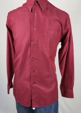 Chemise bordeaux Pierre Cardin – T41/42 – Élégance intemporelle, marque: Pierre Cardin, état: Très bon état, taille: L, 4,00 €, 4,90 € Protection acheteurs (Pro) incluse