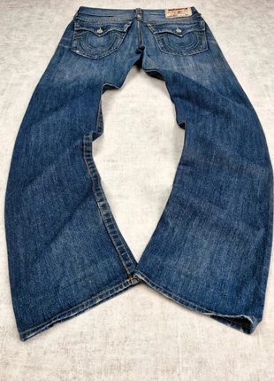 Jean True Religion Ricky Made in USA Bleu Marine Délavé Blanc, marque: True Religion, état: Très bon état, taille: L, 89,90 €, 95,10 € Protection acheteurs (Pro) incluse