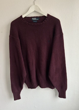 Pull Ralph Lauren Bordeaux 📏 XL, merk: Ralph Lauren, staat: Heel goed, maat: XL, € 39,00, € 41,65 inclusief Kopersbescherming Pro