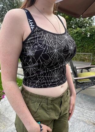 goth spiderweb crop top, marca: goth, estado: Muy bueno, tamaño: S / 36 / 8, 5,00 €, 5,95 € Protección al comprador incluida