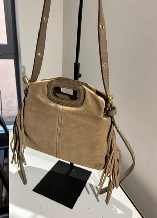 Sac à main à franges taupe, brand: Boutique indépendante, condition: New without tags, €52.00, €55.30 includes Buyer Protection Pro