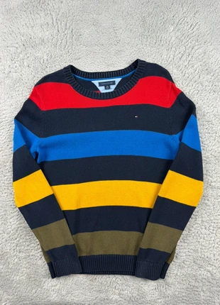 Pull col rond à rayures Tommy Hilfiger | Taille XS | Multicolore Logo Brodé, marque: Tommy Hilfiger, état: Très bon état, taille: XS, 19,90 €, 21,60 € Protection acheteurs (Pro) incluse